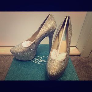 Blue by Betsey Johnson Platform Pump Champagne